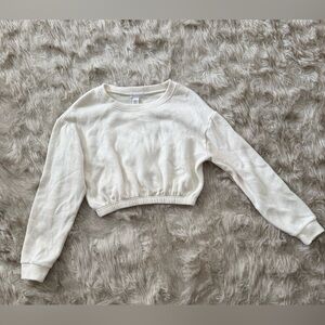 Full Tilt Cream Crop Top